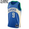 NBA Børn Trøje Milwaukee Bucks Bobby Portis Jr 2023-24 Nike City Edition Royal Swingman